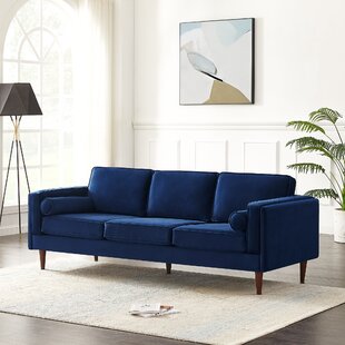 Velvet sofa deals wayfair